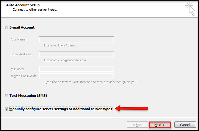 configure setting